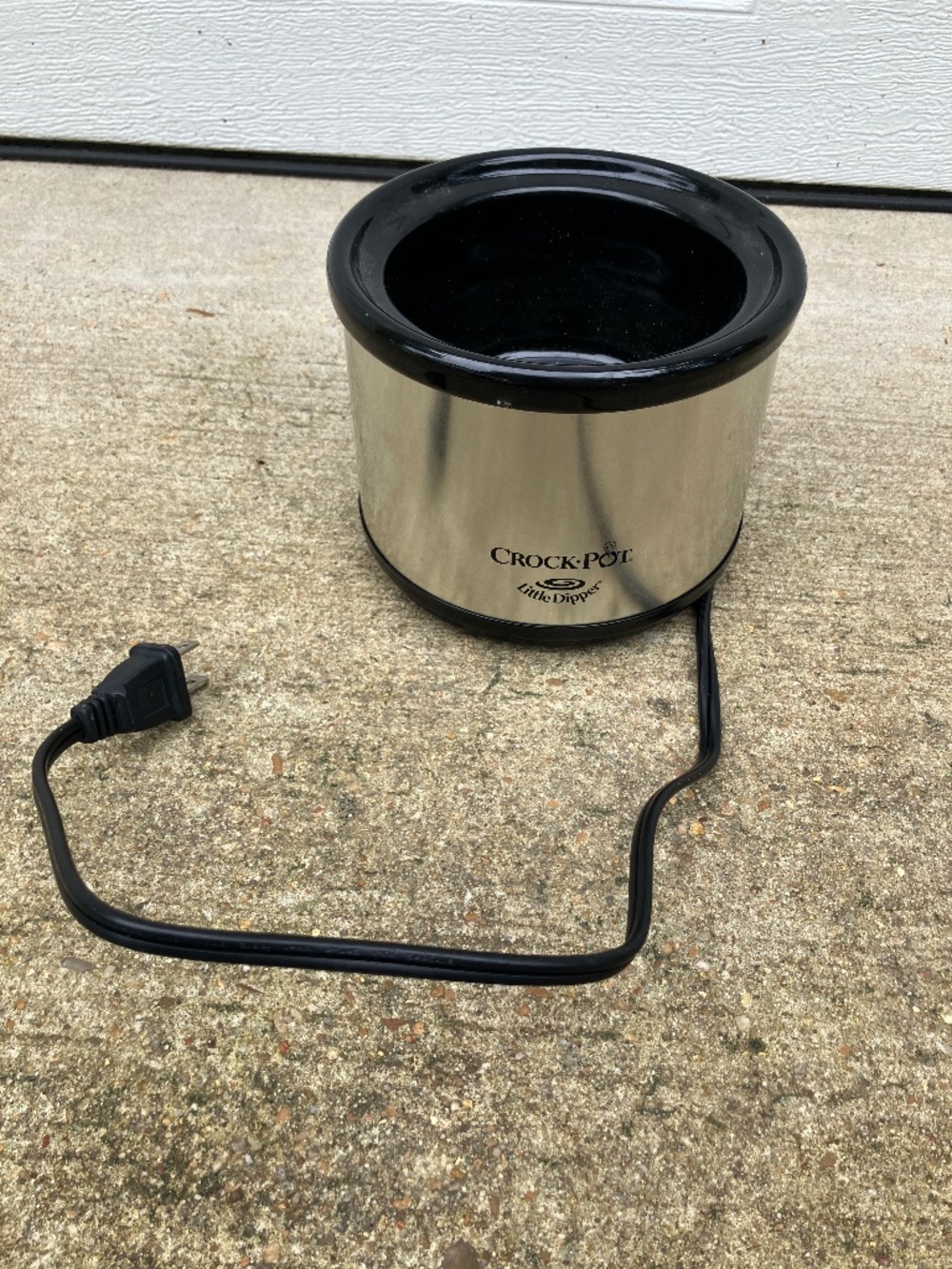 Crock-pot, Electric, Black, Missing Lid, Fenn Pantry Find Excellent Working Cond